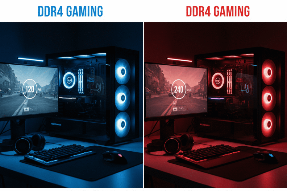 How Much RAM for PC Gaming Really Matters in 2026: DDR4 vs DDR5 Gaming 10 DDR4 vs DDR5 Gaming