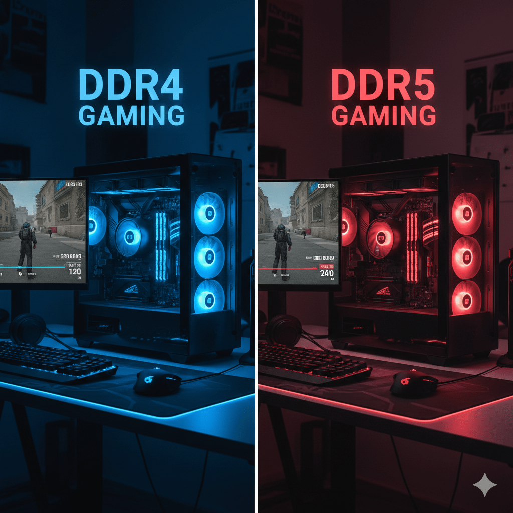 How Much RAM for PC Gaming Really Matters in 2026: DDR4 vs DDR5 Gaming 1 DDR4 vs DDR5 Gaming