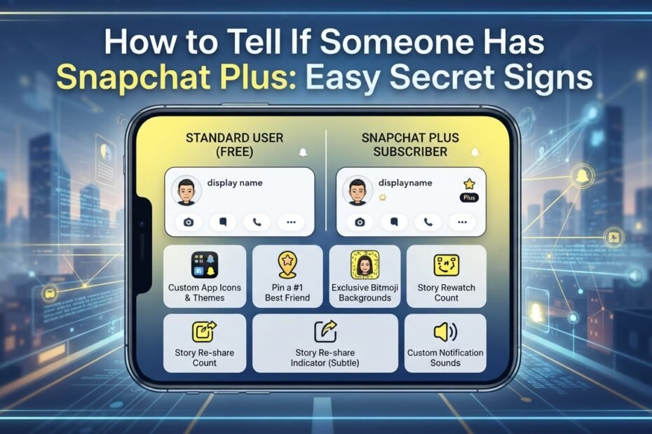 how to tell if someone has Snapchat Plus
